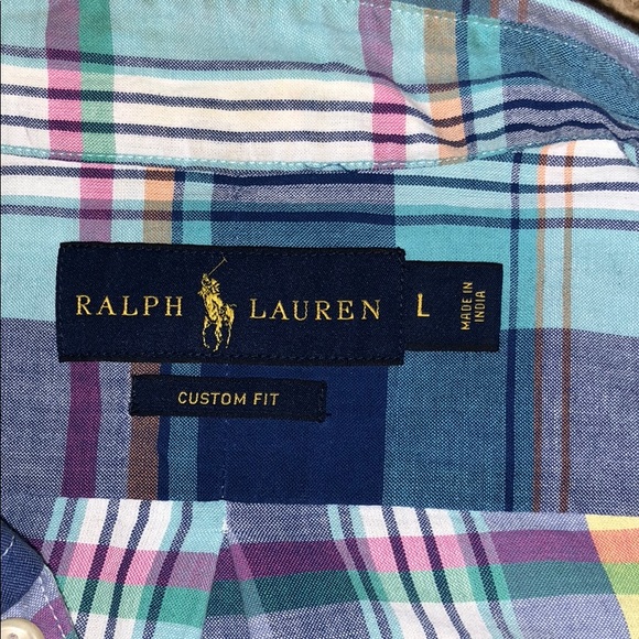 RAPLH LAUREN POLO SHORT SLEEVE BUTTON DOWN SHIRT - Picture 2 of 3